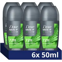 Dove Men Advanced Anti-Transpirant Deodorant Roller - Extra Fresh - neutraliseert geurtjes en verzorgt je huid - 6 x 50 ml