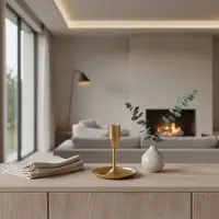 Lolaa Kandelaar Aurora goud 14cm
