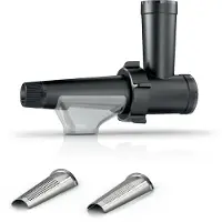 Bosch MWZS0JPB, Zwart, RVS, Transparant, RVS, MultiPower 4, 6, 8, 400 gram, 90 mm, 244 mm