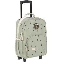 Lassig light Trolley Happy afdrukken olive