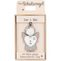 Depesche sleutelhanger beschermengel 03. Mai - gelukssieraad voor kinderen.