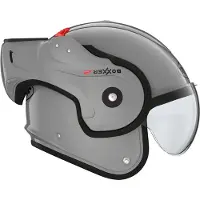 ROOF - RO9 BOXXER 2 SMOKEY GREY - Maat XL - Systeemhelmen - Scooter helm - Motorhelm - Grijs - ECE 22.06 goedgekeurd - Scooterhelmen mannen en vrouwen.