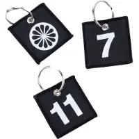 The Indian Maharadja Indian Maharadja Keyring [set 16*numbers]