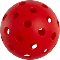 Softee Set van 2 houten pickleballpeddels met 4 ballen Rojo ÚNICA