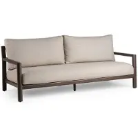 Tierra Outdoor Oasis 3-zits lounge bank chocolat
