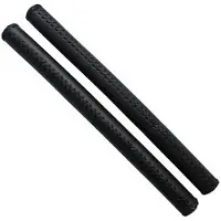 Velo Stuurgrepen leer 40 cm ø22,2 mm zwart per set