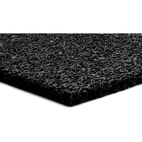 Gj Floors - Schoonloopmat spaghetti Elite | Zwart - Breedte: 1,20 meter - Dikte: 15 mm - Materiaal: Polymeren