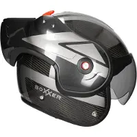 ROOF BoXXer Carbon Dart Donker Zilver Systeemhelm XS