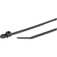 Hellermanntyton 126-00329 T30RSF-PA66HS-BK (500) Kabelbinder 158 mm 3.60 mm Zwart 500 stuk(s)