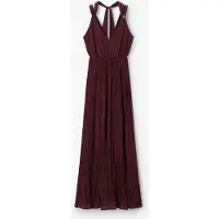 Sissy-Boy Donkerpaarse maxi jurk | Maat: S