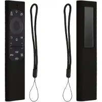 Kwmobile hoes geschikt voor Samsung Smart TV TM2280e BN59-01385 / BN59-01386 / BN59-01391A - Siliconen anti-slip hoes voor afstandsbediening in zwart