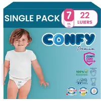 Confy Premium - Luiers Maat 7 (17+kg) - 22 Luiers
