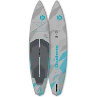 Duotone Raven Air SLS 11'6'' Opblaasbaar paddleboard, grijs. Afmetingen: 294.64 cm. Kleur: grijs