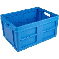 Sunware gesloten vouwkrat 32L blauw blauw Polyester Boodschappenkratten