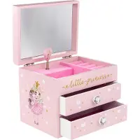 Tinka Princess Travel Jewelry Box Roze Kinderen