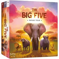 MNKY Entertainment The Big Five - Bordspel - Strategisch spel - 60 minuten speelduur