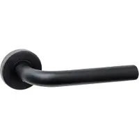 Intersteel deurklink Luzern basic op rozet verdekt ø53x10mm zwart