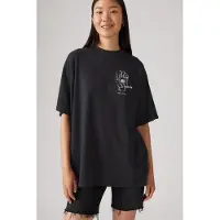 Levi's Short Stack Tee Back Phantom Size: S | T-Shirts Outlet | Dames | Zwart