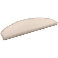 vidaXL Zelfklevende trapmatten 15 st 80 x 24,5 x 3,5 cm Taupe