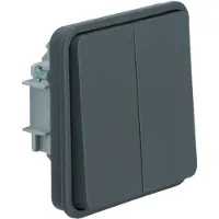 Berker 50423515, Doos, Grijs, Thermoplastisch, IP55, 71 mm, 42 mm
