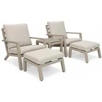 Tierra Outdoor Azzurro bistro set champagne