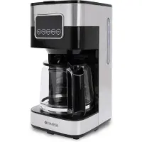 Champion Digitale koffiemachine, 12 kopjes/1,5 liter, model KB400, roestvrij staal