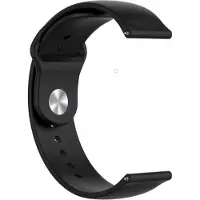 Go Go Gadget - Geschikt voor Samsung Galaxy Watch 45mm/46mm - Smartwatchbandje - Siliconen - Zwart