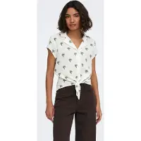 ONLY Blouse 'ONLThyra' lichtbruin / groen / lichtgroen / wit