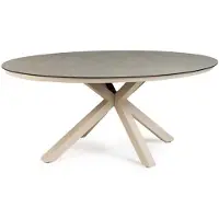 Tierra Outdoor 4-zits Eettafel Oblong Beige 200 X 110 X 75 Cm