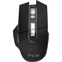 Inca Muis IWM-555 Bluetooth & Draadloos, oplaadbare batterij, USB-C, SW retail (Draadloze), Muis, Zwart