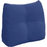 vidaXL Rugkussen Politieblauw 60 x 24 x 50 cm Fluweel