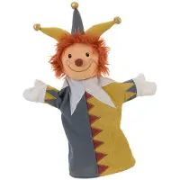Egmont toys Marionet aan de hand - Joker - Koningsgek - - PLUSH/Knuffels - Bruin - Katoen - Vanaf 2 jaar