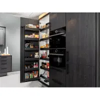 Kesseböhmer Inbouw Accessoire Tandem 60 Zwenk/Uittrek Systeem kleur Chroom/Wit