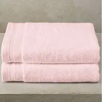 De Witte Lietaer Douchelaken Contessa Powder Pink - Set 2 stuks - 70 x 140 cm - Roze - Katoen