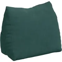 vidaXL Rugkussen Donkergroen 45 x 20 x 35 cm Corduroy stof