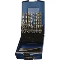 TECWERK Spiraalboorset DIN 338 Type VA D.1-10,5x0,5mm HSS-Co 24-delig Kunststof cassette