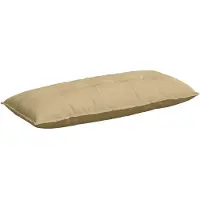 vidaXL Rugkussen Grijs Groen 120 x 50 cm Corduroy stof