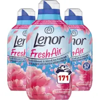 Lenor 3x Wasverzachter Fresh Air Flower Blossom 57 Wasbeurten 798 ml