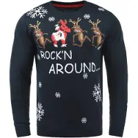 Blend Trui 'Rudolph' blauw / gemengde kleuren