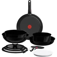 Tefal Ingenio Excellence Ceram - Pannenset - 11-delig - Fusion Core - Inclusief Deksel - Handgrepen - PFAS vrij