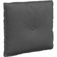 vidaXL Rugkussen Donkergrijs 50 x 45 cm Corduroy stof
