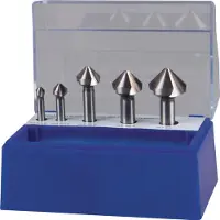 TECWERK Kegelverzinkerset DIN 335C 90Grad 6,3-25mm HSS-Co 5-delig Ku.-Box