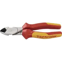 TECWERK Kraftzijdensnijder L.160mm verchroomd VDE meercomponenten handgrepen