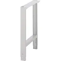 TECWERK Werkbankpoot BK 650 verstelb.H750-1100xB70/120mm lichtgrijs