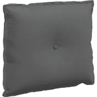 vidaXL Rugkussen Donkergrijs 200 x 19 x 50 cm Stof
