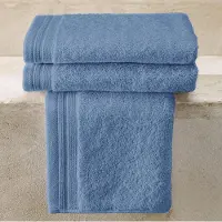 De Witte Lietaer Gastendoekjes Contessa Santorini Blue - set 3 stuks - 40 x 60 cm - Blauw - Katoen