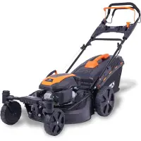 FUXTEC 4-in-1 benzine grasmaaier FX-RM5170 - 170ccm | 51cm | Zwenkbare vooras | 37 kg | 4-takt | Mulchfunctie | 60 liter opvangbak | Geschikt voor tot 1000 m²