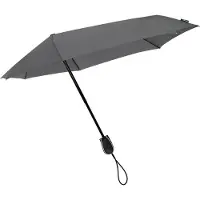 StorMaxi opvouwbare storm paraplu - grijs - 100 cm - Maxi stormparaplu