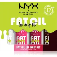 Nyx Fat Oil Lip Drip Kit Lip Gloss 4er Set Lip Kits 1 st My Main, Missed Call, Newsfeed, Status Update