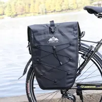 WHEEL UP Waterdichte Fietstas Bagagedrager 25L Zwart